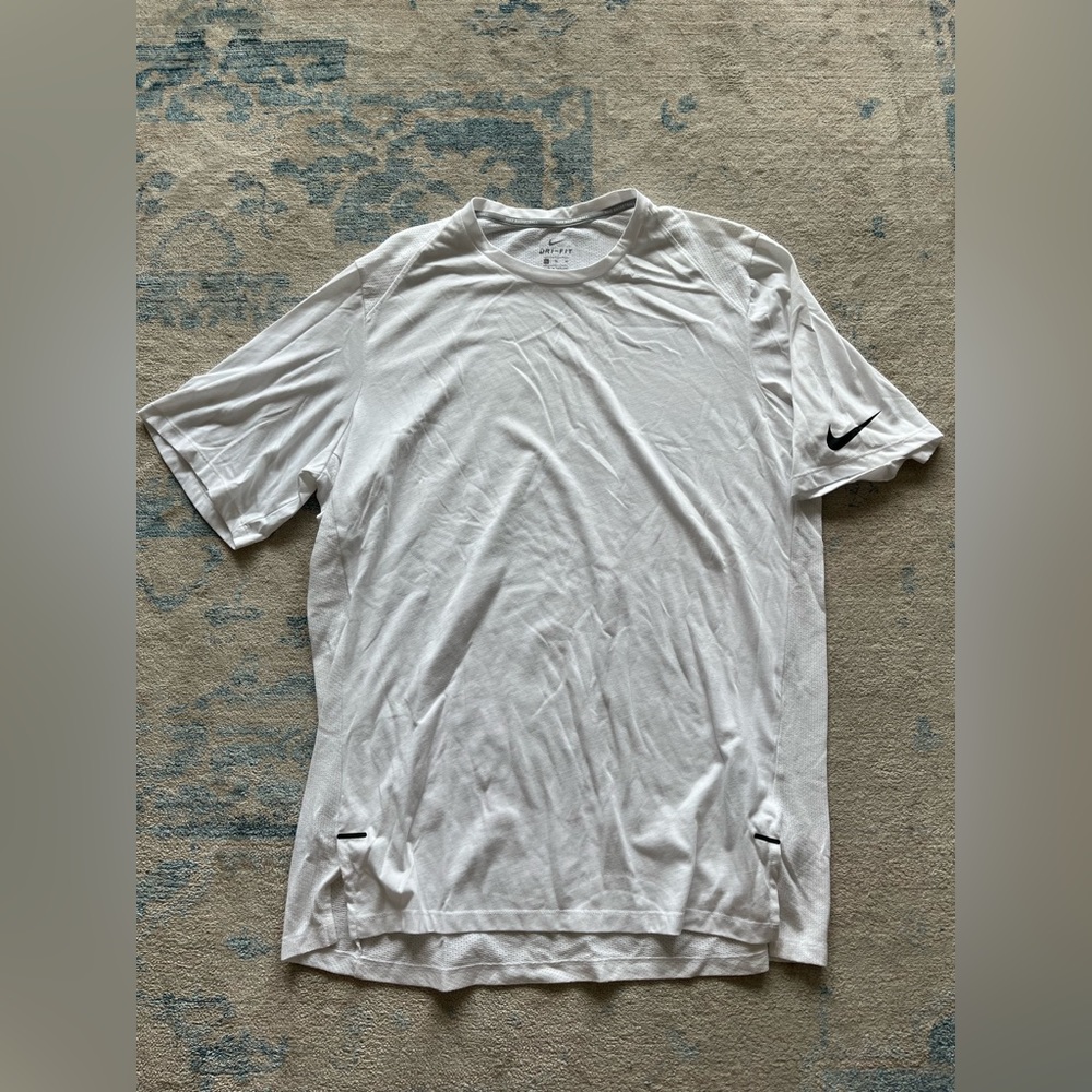 Nike Dri-Fit Basketball Short Sleeve T-Shirt White XL